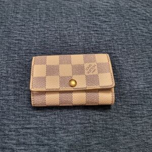 LOUIS VUITTON Damier Azur Multicles 6 Key Holder